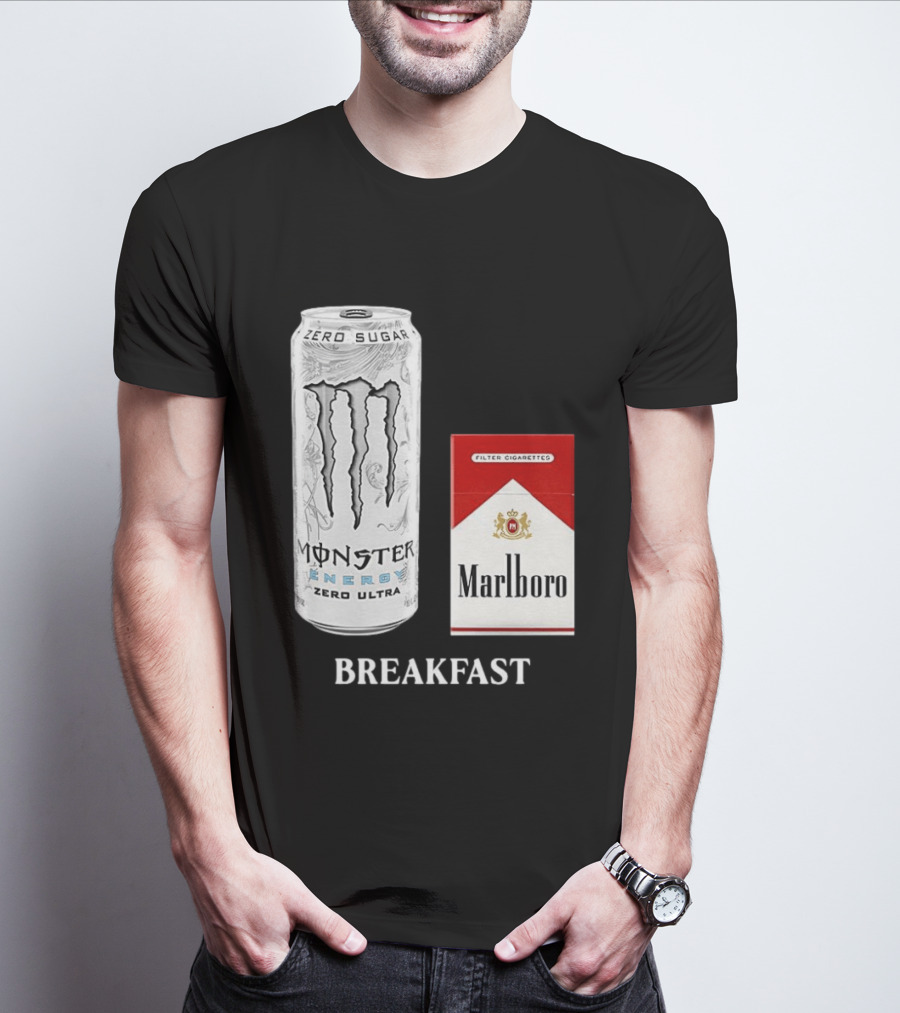Monster Zero Ultra Marlboro Red Breakfast Combo T-Shirt