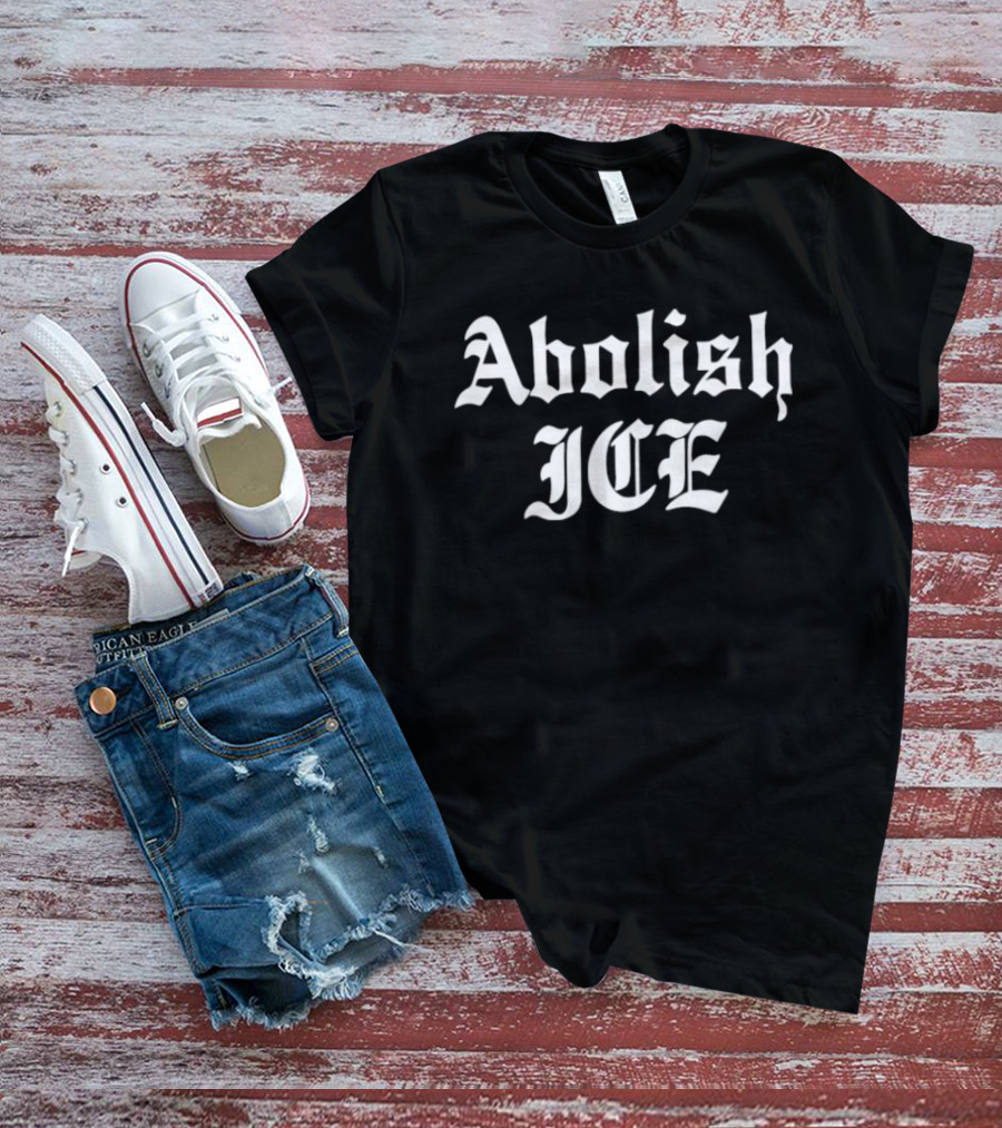 Brody King Abolish ICE Bold Gothic T-Shirt