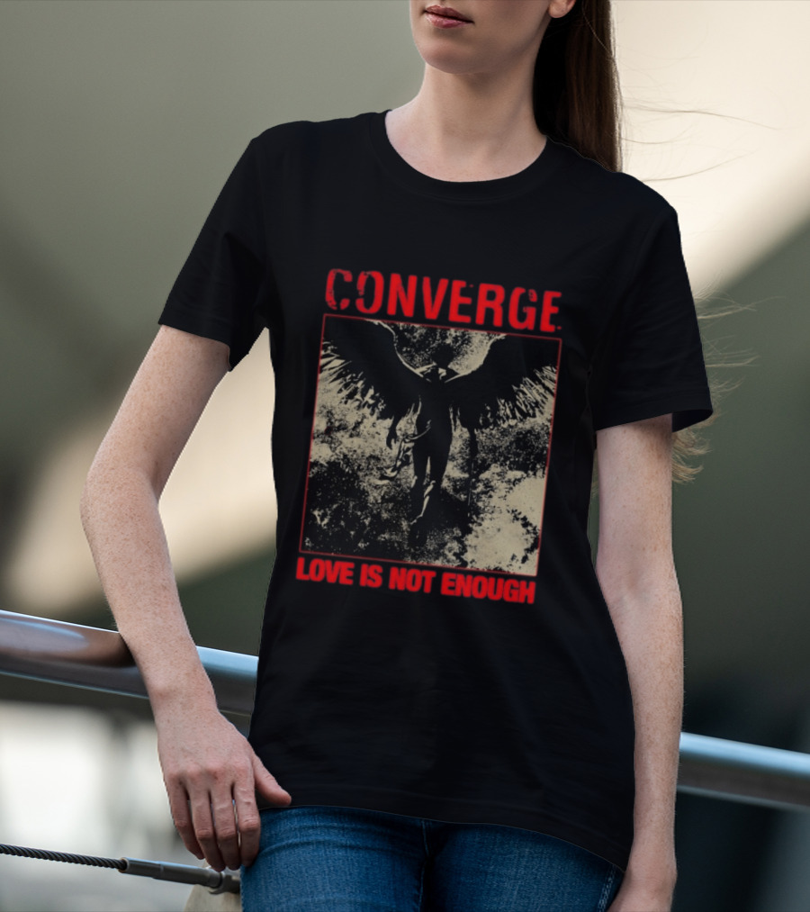 Converge Love Is Not Enough Angel Wings T-Shirt