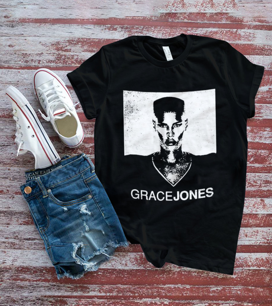 Grace Jones Classic Style Minimalist T-Shirt