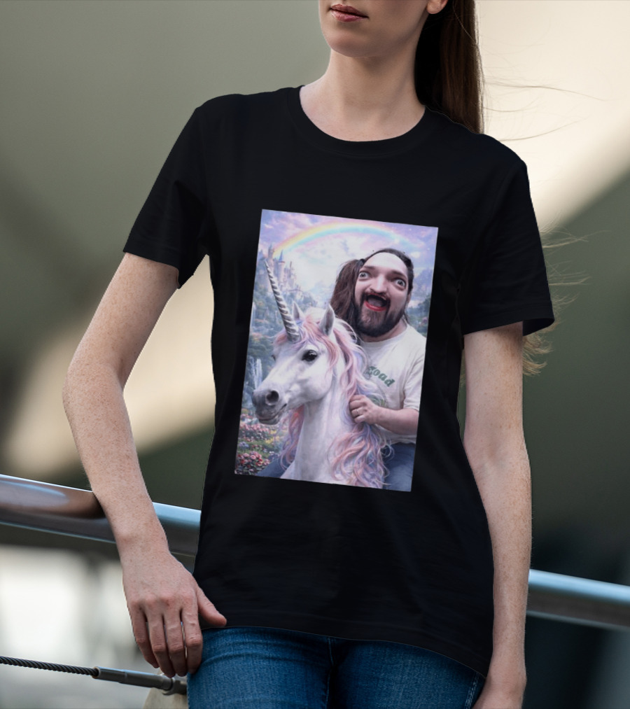 Leigh McClendon Okay Unicorn Fantasy Adventure T-Shirt