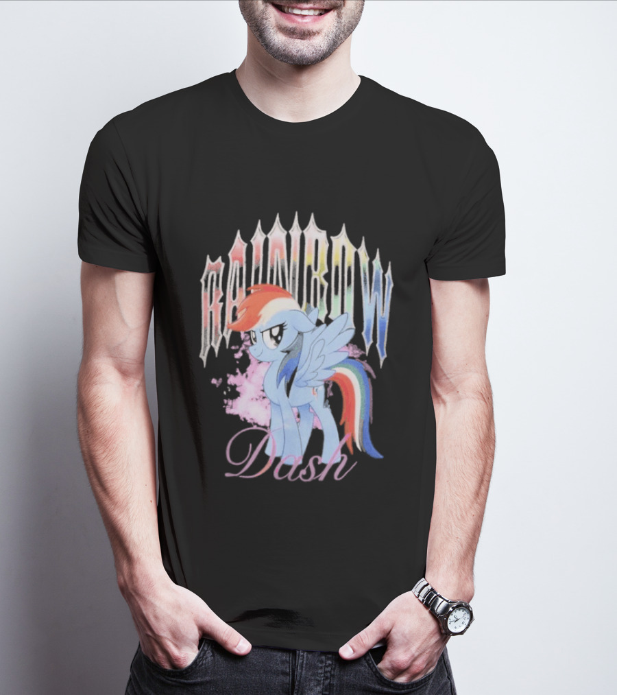 Rainbow Dash My Little Pony Colorful T-Shirt