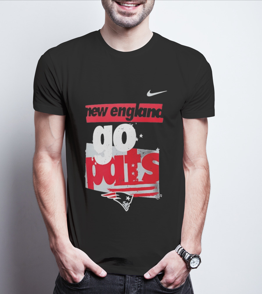New England Go Pats Nike Patriots T-Shirt