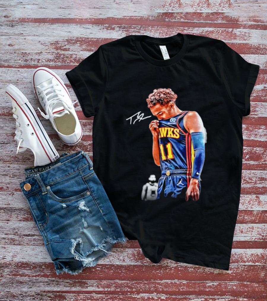Trae Young Hawks 11 Signature Basketball Jersey 2026 T-Shirt