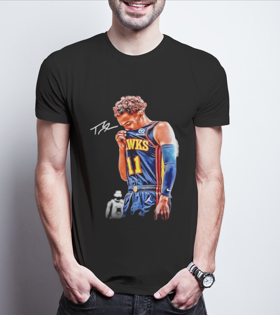 Trae Young Hawks 11 Signature Basketball Jersey 2026 T-Shirt