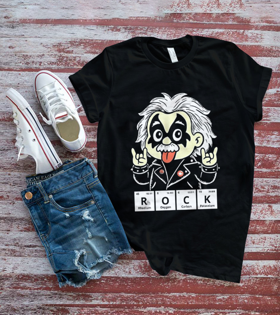 Rock Science Albert Einstein Kiss Makeup Tongue Out T-Shirt