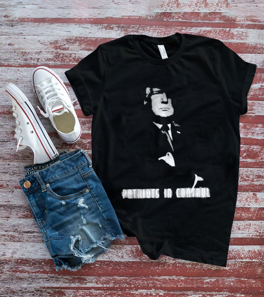 Patriots In Control Trump Image T-Shirt