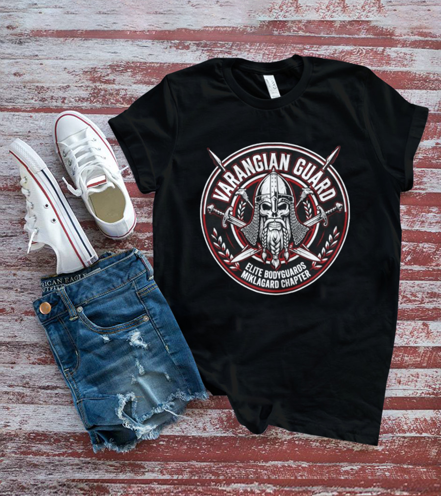 Varangian Guard Elite Bodyguards Miklagard Chapter Viking Warrior T-Shirt