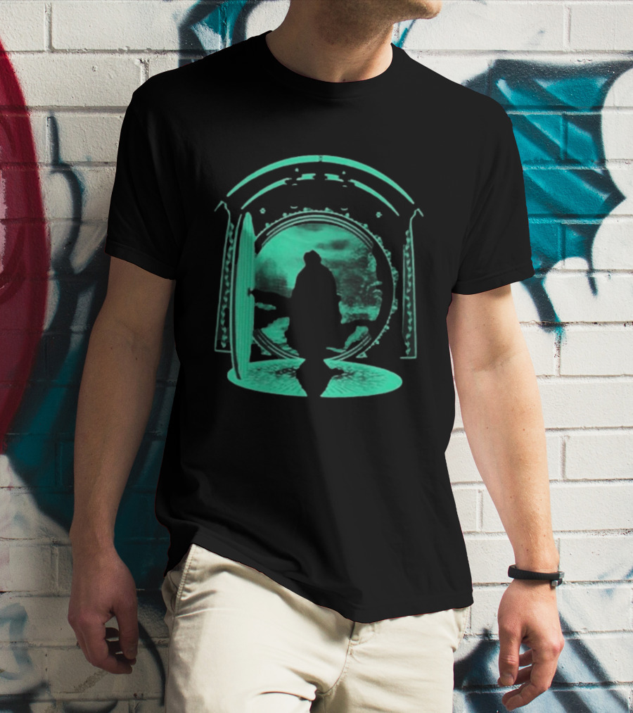 Hobbit Doorway Middle Earth Fantasy Adventure T-Shirt