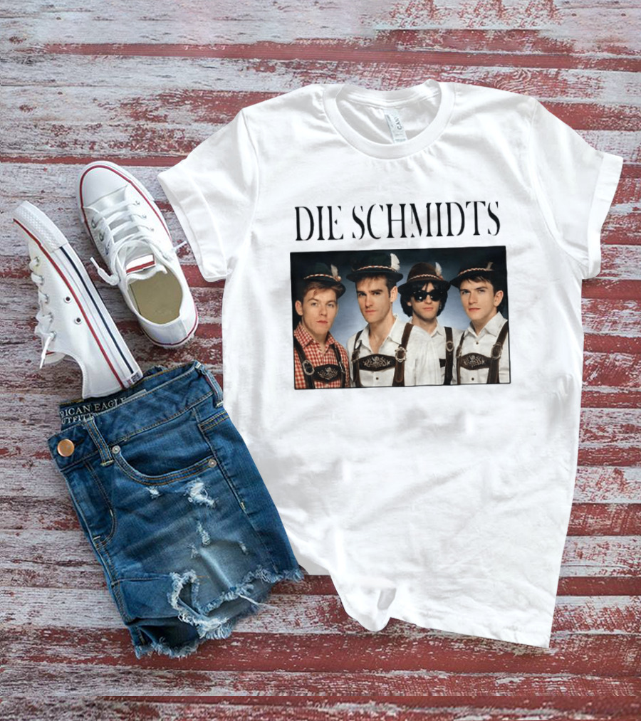 Die Schmidts Oktoberfest Band Photo Bavarian Outfit T-Shirt