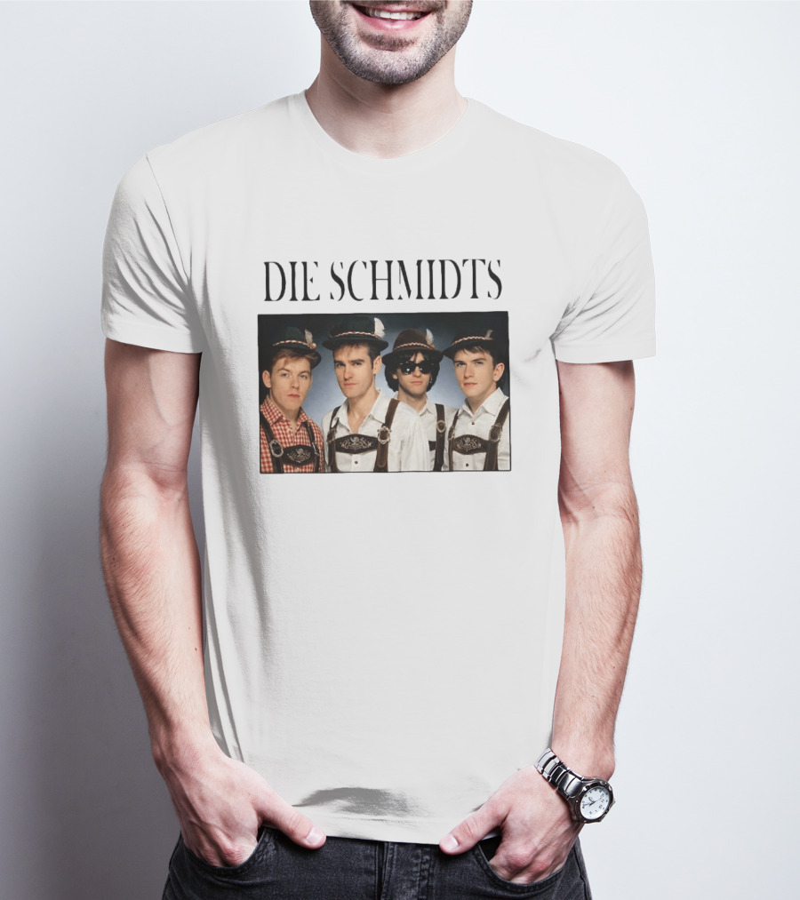 Die Schmidts Oktoberfest Band Photo Bavarian Outfit T-Shirt