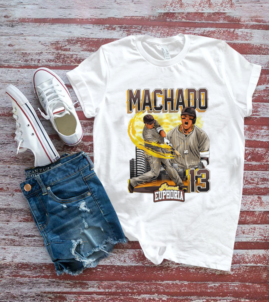 Manny Machado 13 San Diego Padres Planet Euphoria T-Shirt
