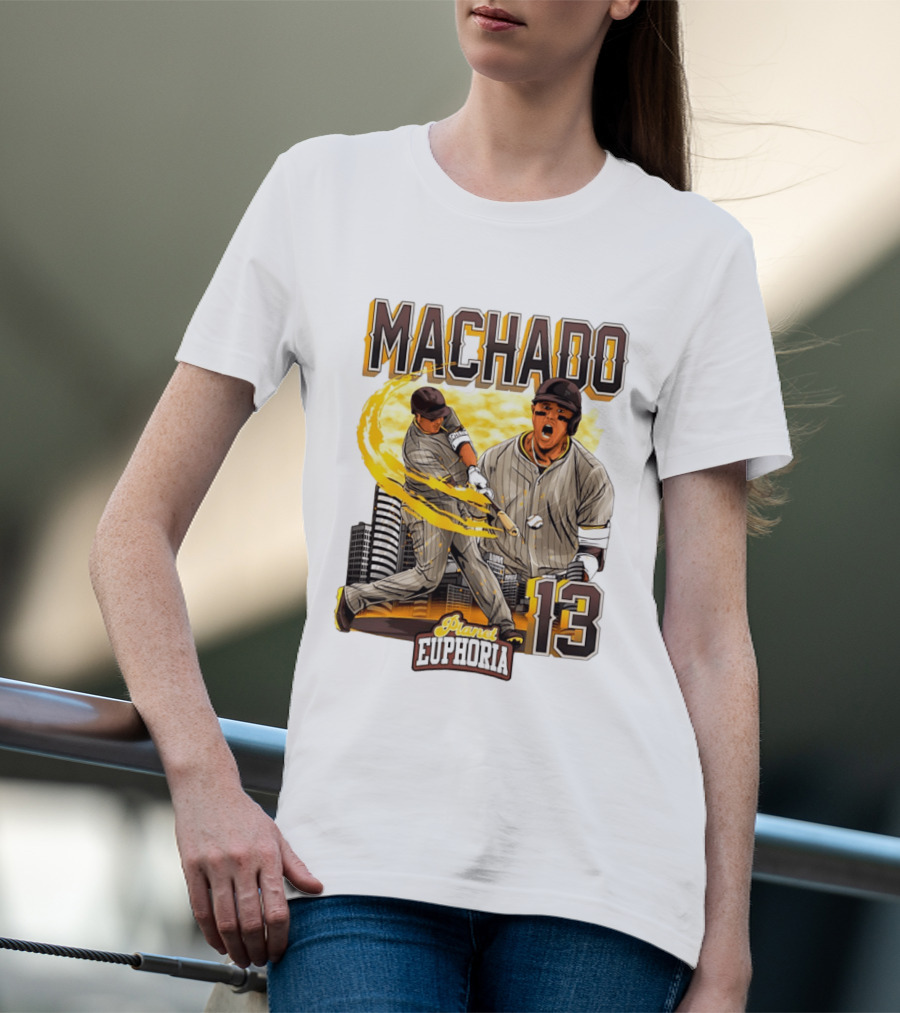 Manny Machado 13 San Diego Padres Planet Euphoria T-Shirt