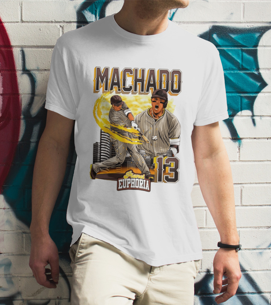 Manny Machado 13 San Diego Padres Planet Euphoria T-Shirt