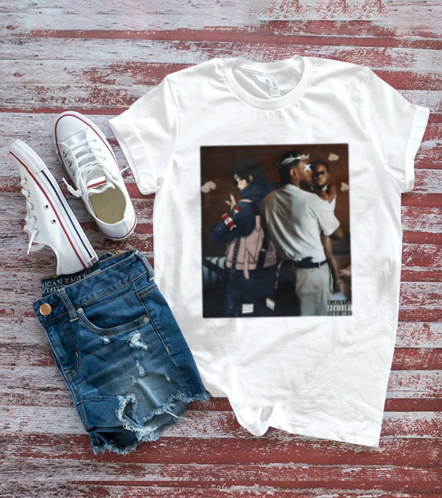 Mr Morale Kendrick Lamar Naruto Sasuke Collaboration T-Shirt