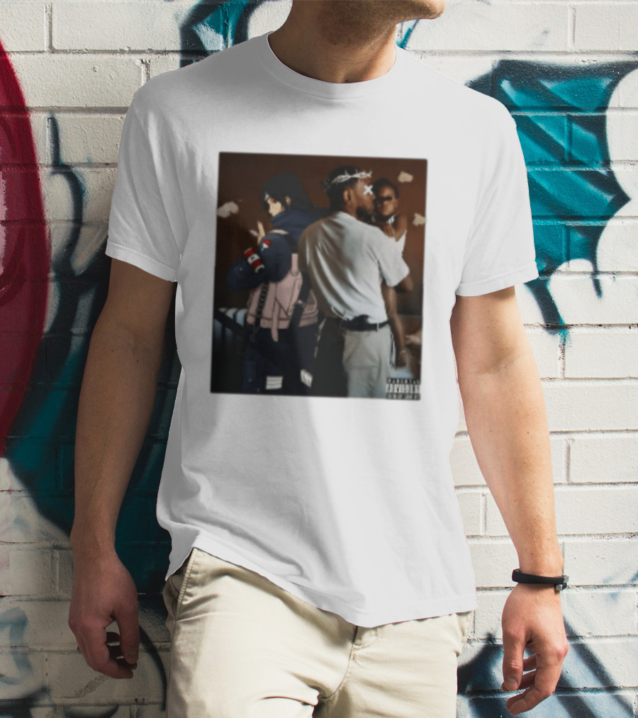 Mr Morale Kendrick Lamar Naruto Sasuke Collaboration T-Shirt