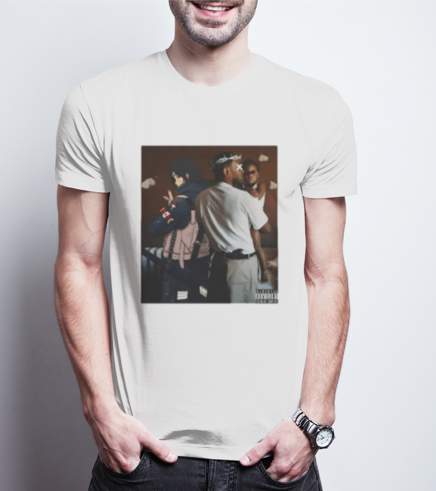 Mr Morale Kendrick Lamar Naruto Sasuke Collaboration T-Shirt