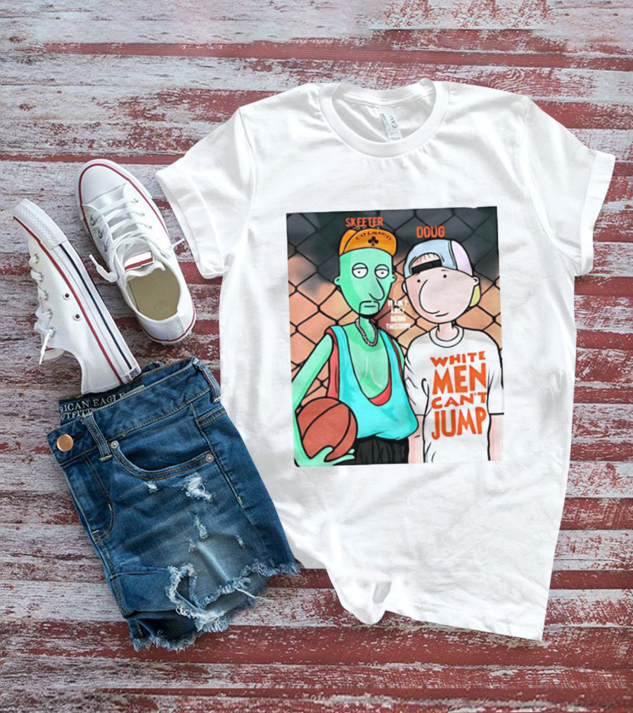 Skeeter Doug Basketball White Men Can't Jump Cartoon Characters T-Shirt