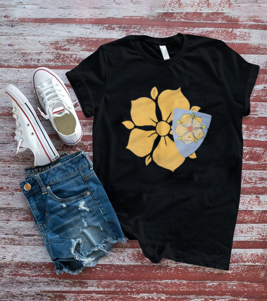 Kingdom Come Deliverance II Yellow Flower Emblem Vavak T-Shirt