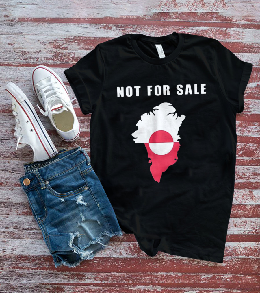 Greenland Map Not For Sale Flag T-Shirt