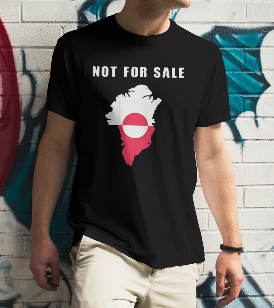 Greenland Map Not For Sale Flag T-Shirt