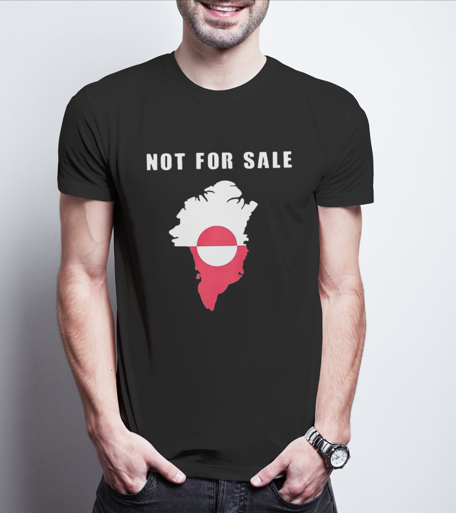 Greenland Map Not For Sale Flag T-Shirt