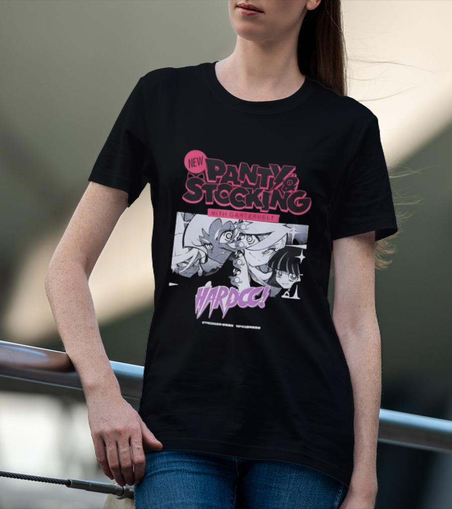 New Panty & Stocking With Garterbelt Hardcore Anime T-Shirt