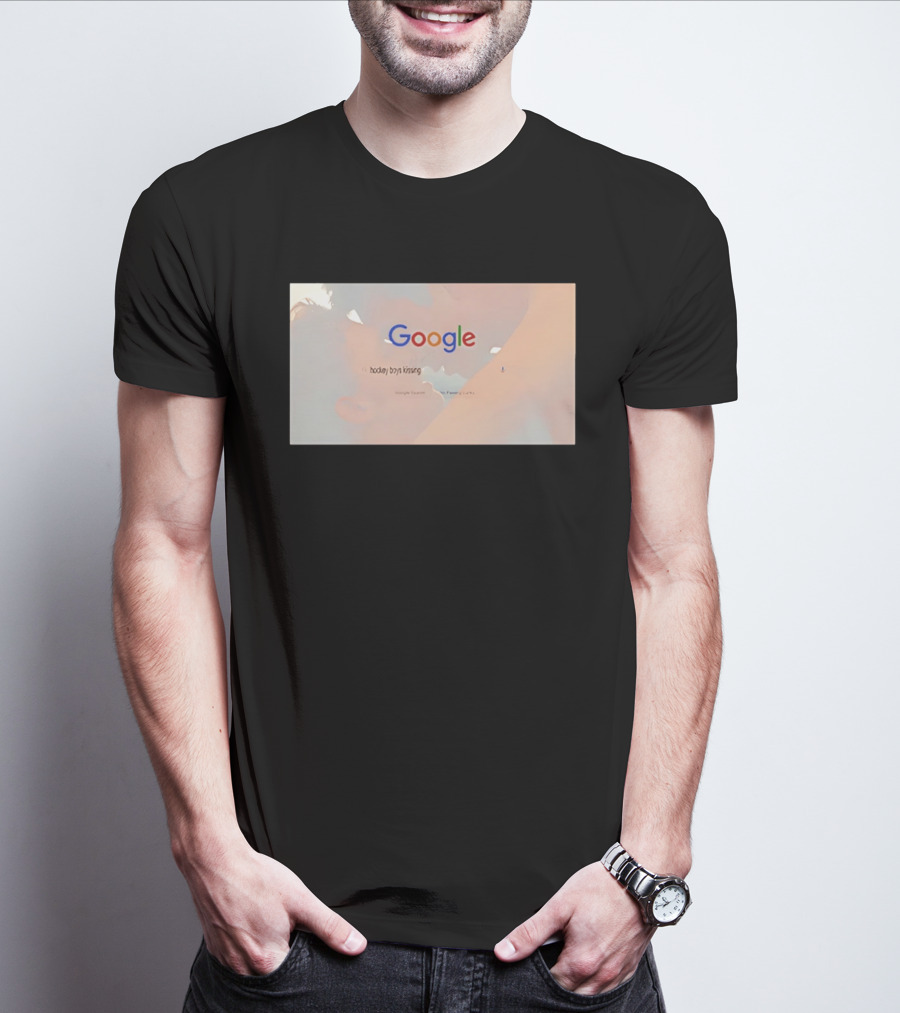 Google Shane And Ilya Hockey Boys Kissing Page T-Shirt