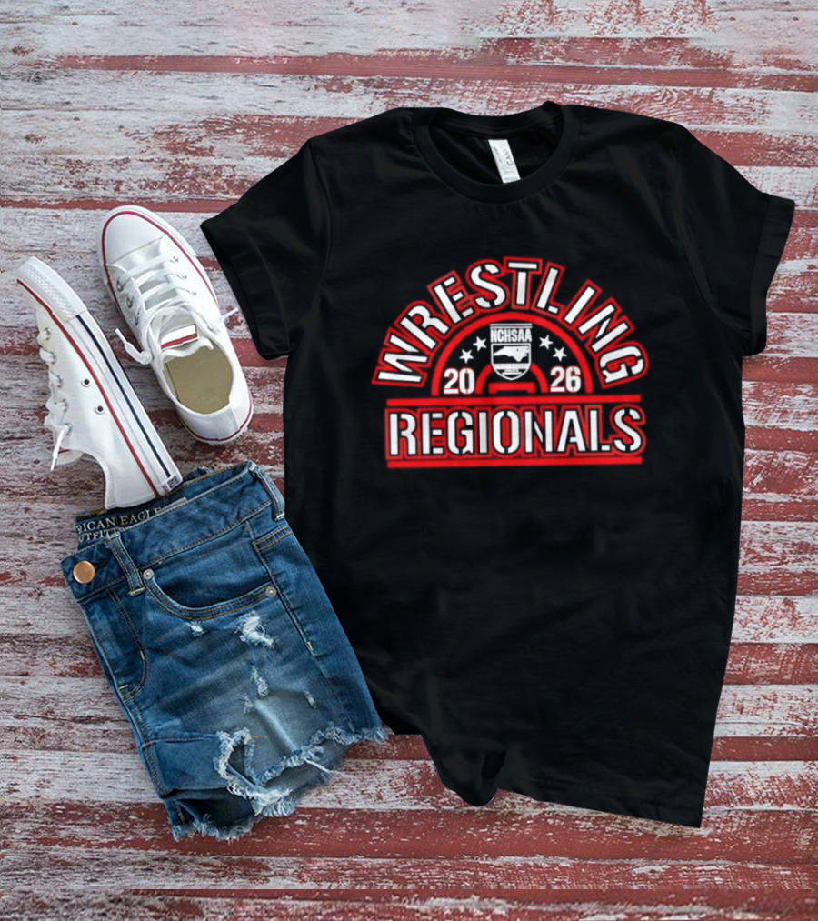 Wrestling Regionals NCHSAA 2026 T-Shirt