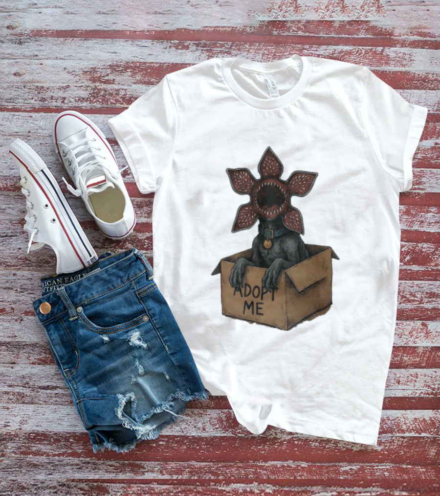 Adopt A Demogorgon Adopt Me Stranger Things Pet Box T-Shirt