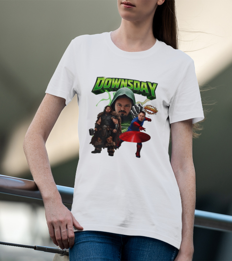 Downsday Assemble Superhero Team Avengers T-Shirt