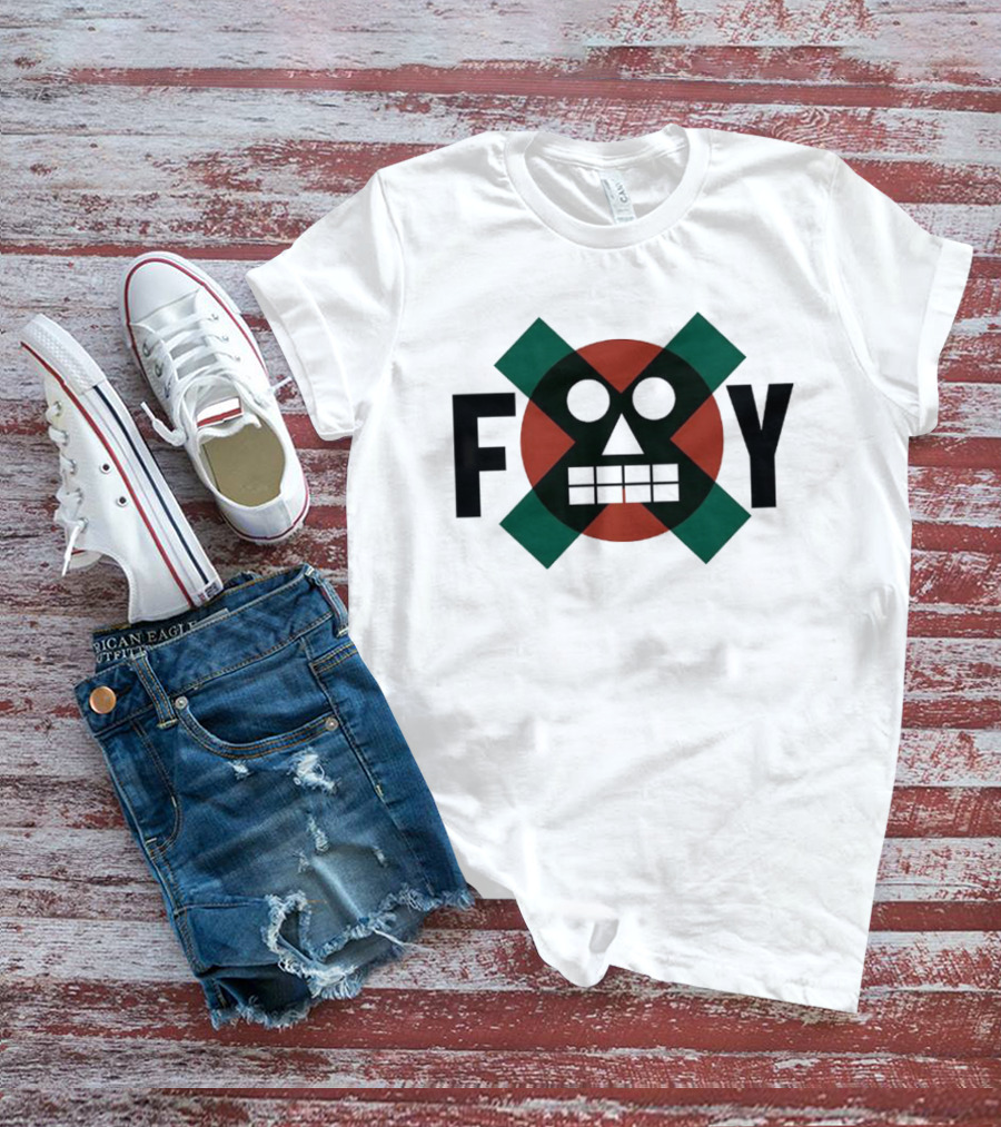 Foy Robot Face Indie Soul Digital Edge T-Shirt