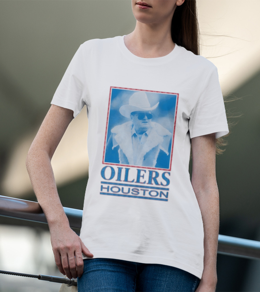 Houston Oilers Coach Bum Phillips T-Shirt