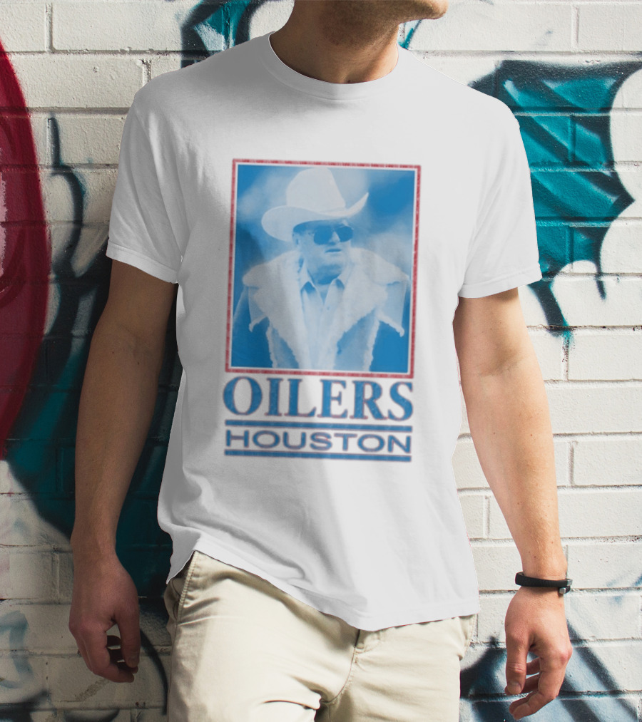 Houston Oilers Coach Bum Phillips T-Shirt