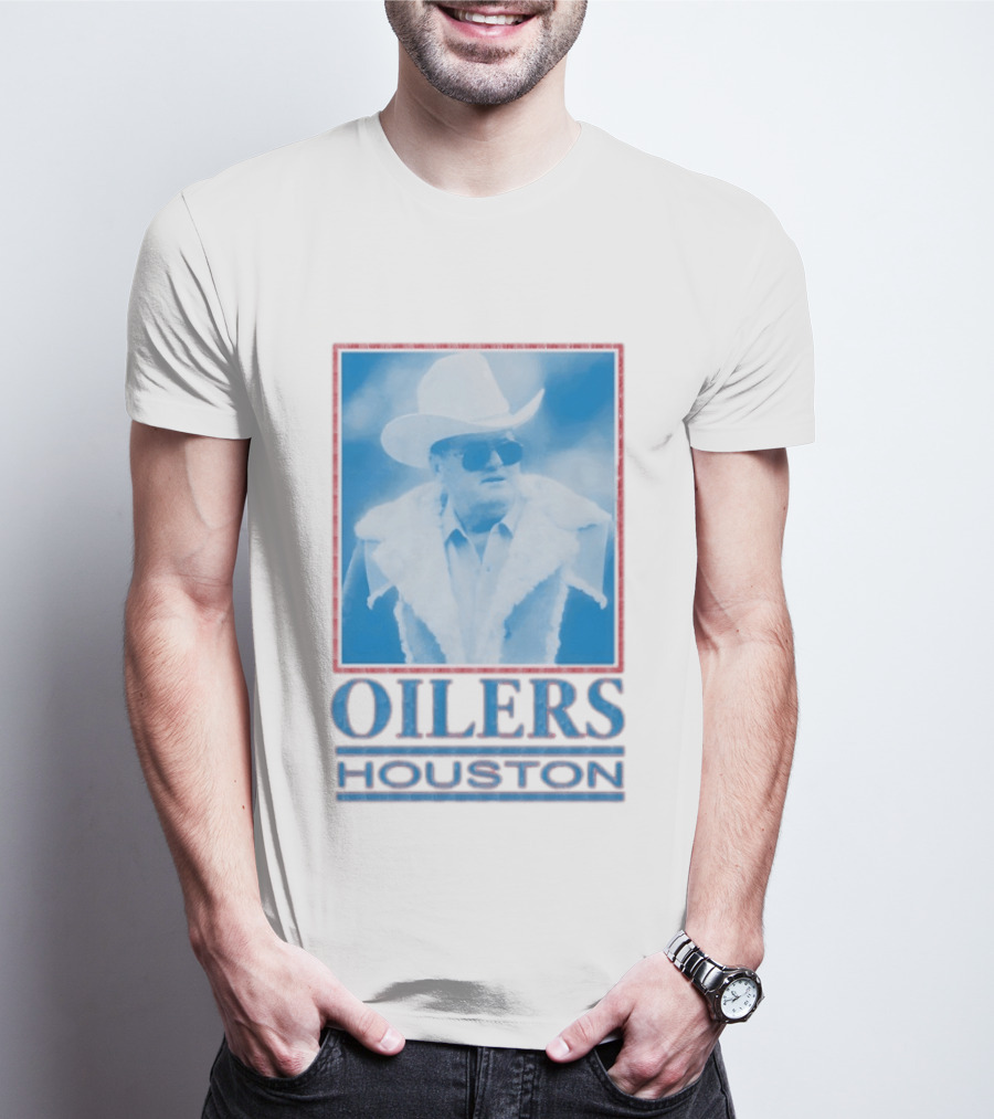 Houston Oilers Coach Bum Phillips T-Shirt