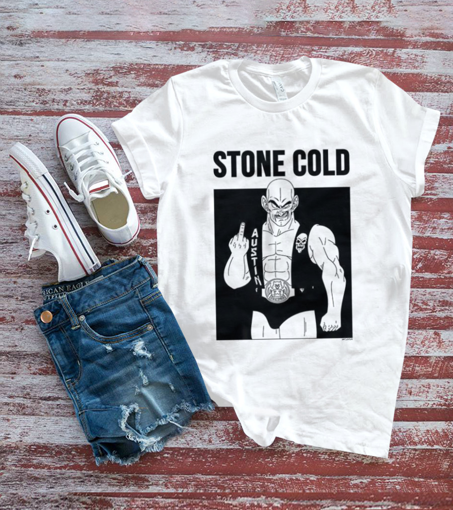 Stone Cold Nappa Gesture Iconic Fusion T-Shirt