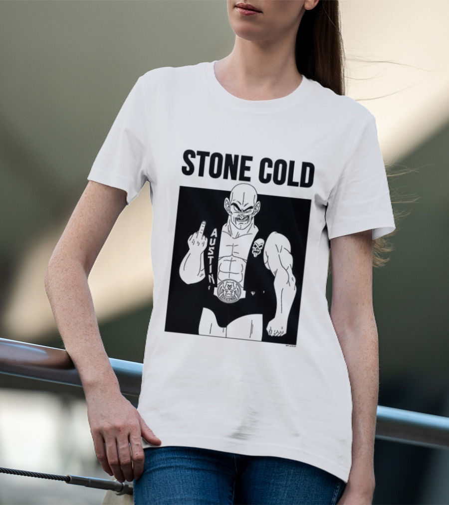 Stone Cold Nappa Gesture Iconic Fusion T-Shirt