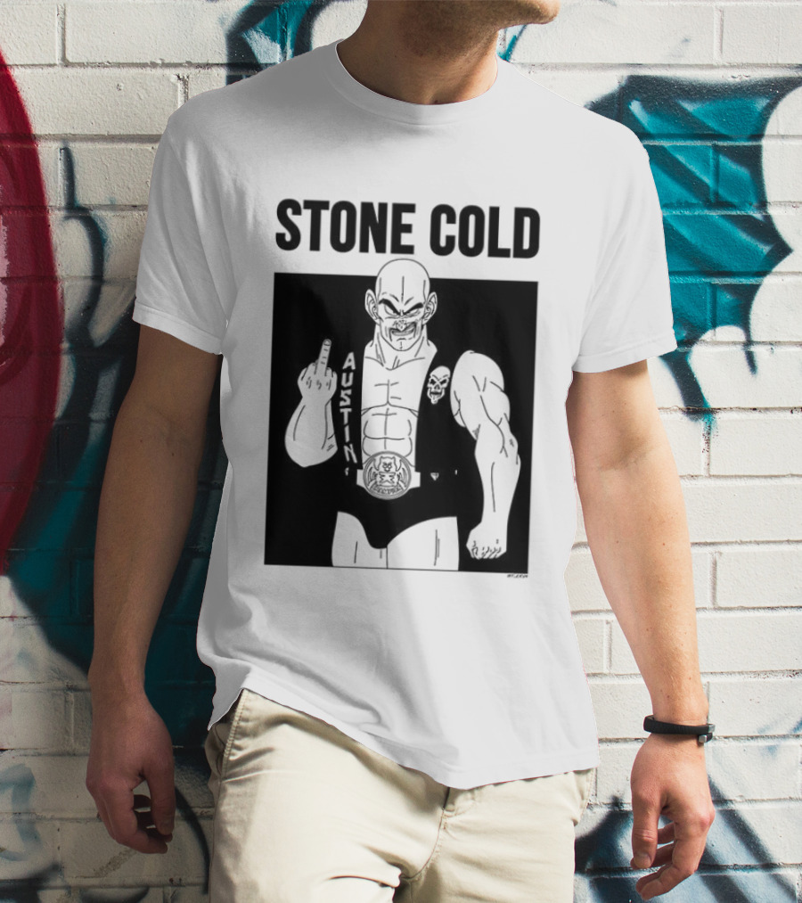 Stone Cold Nappa Gesture Iconic Fusion T-Shirt