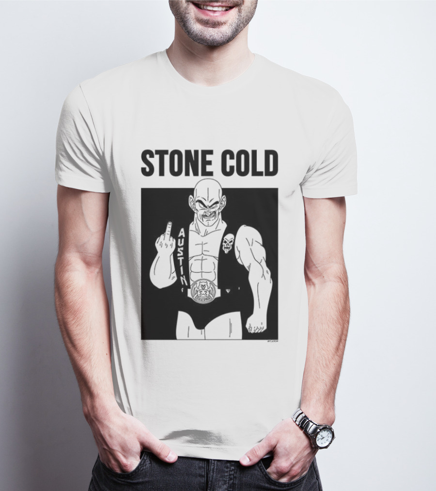 Stone Cold Nappa Gesture Iconic Fusion T-Shirt