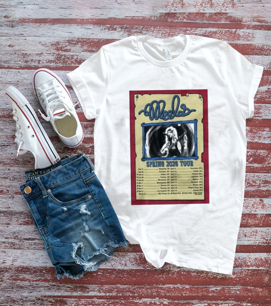 Meels Spring 2026 Tour Concert Dates And Locations T-Shirt
