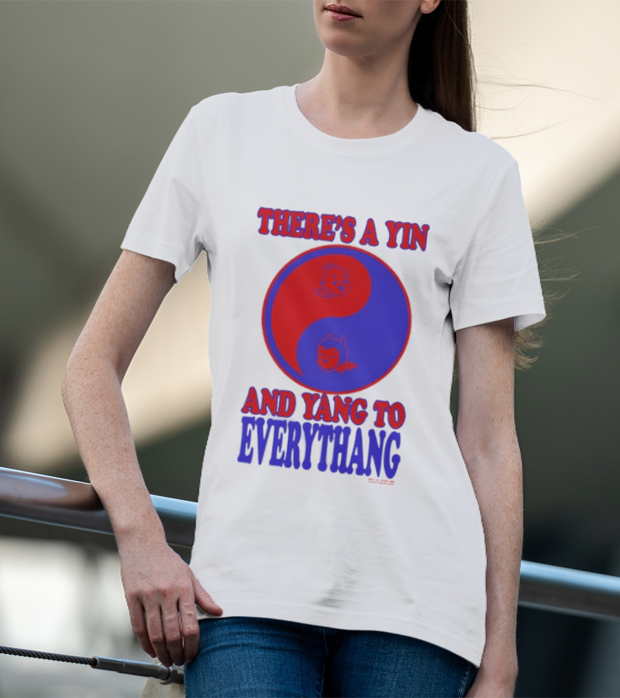 Yin Yang Duality With Angel Devil T-Shirt