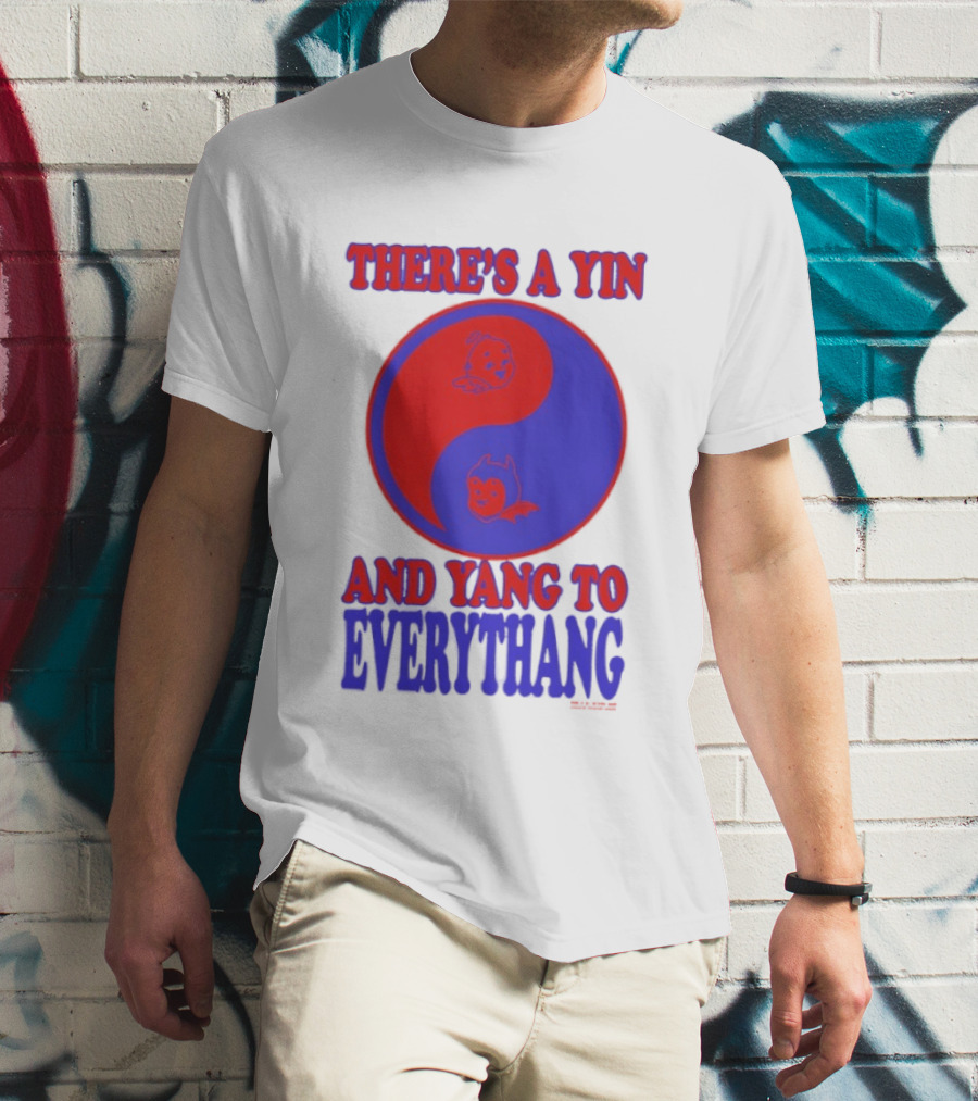Yin Yang Duality With Angel Devil T-Shirt