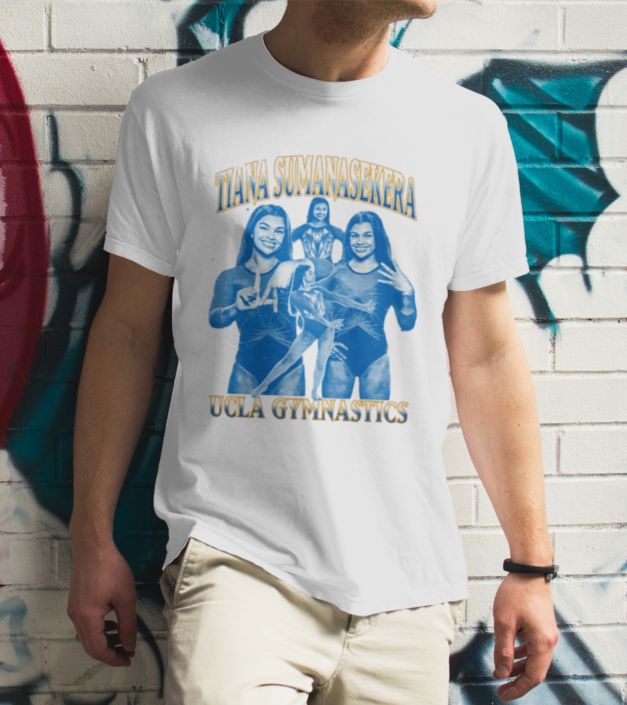 Tiana Sumanasekera UCLA Gymnastics Performance T-Shirt