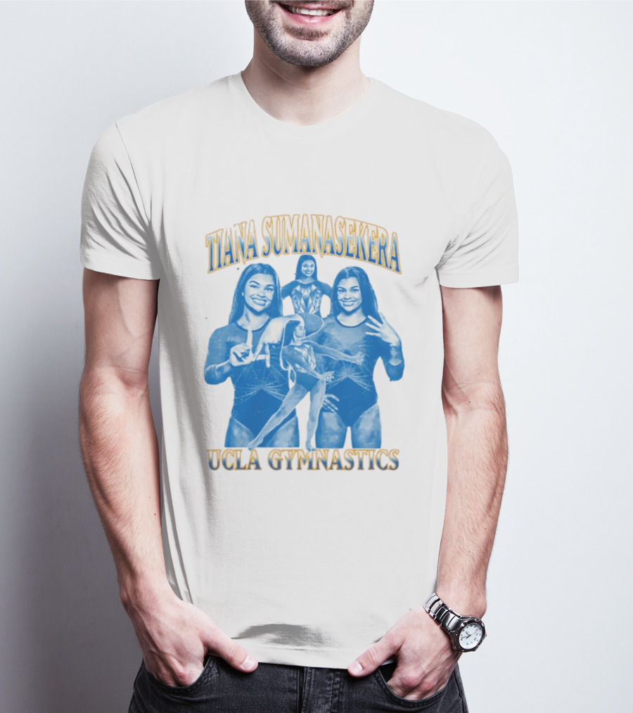 Tiana Sumanasekera UCLA Gymnastics Performance T-Shirt