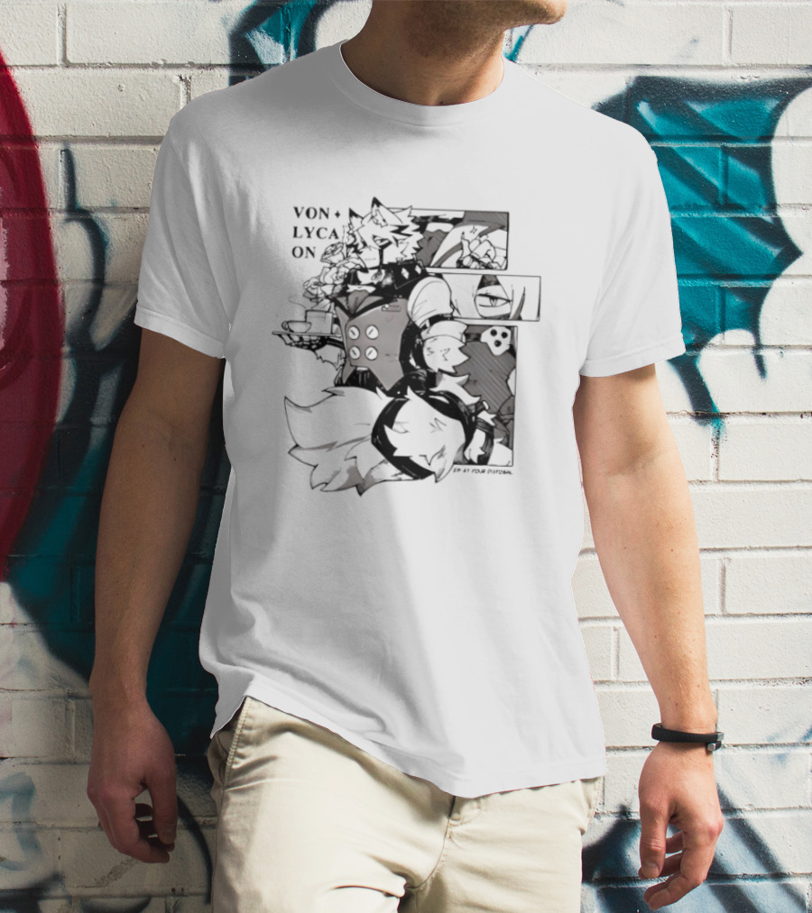 Von Lycaon Comic Collage T-Shirt