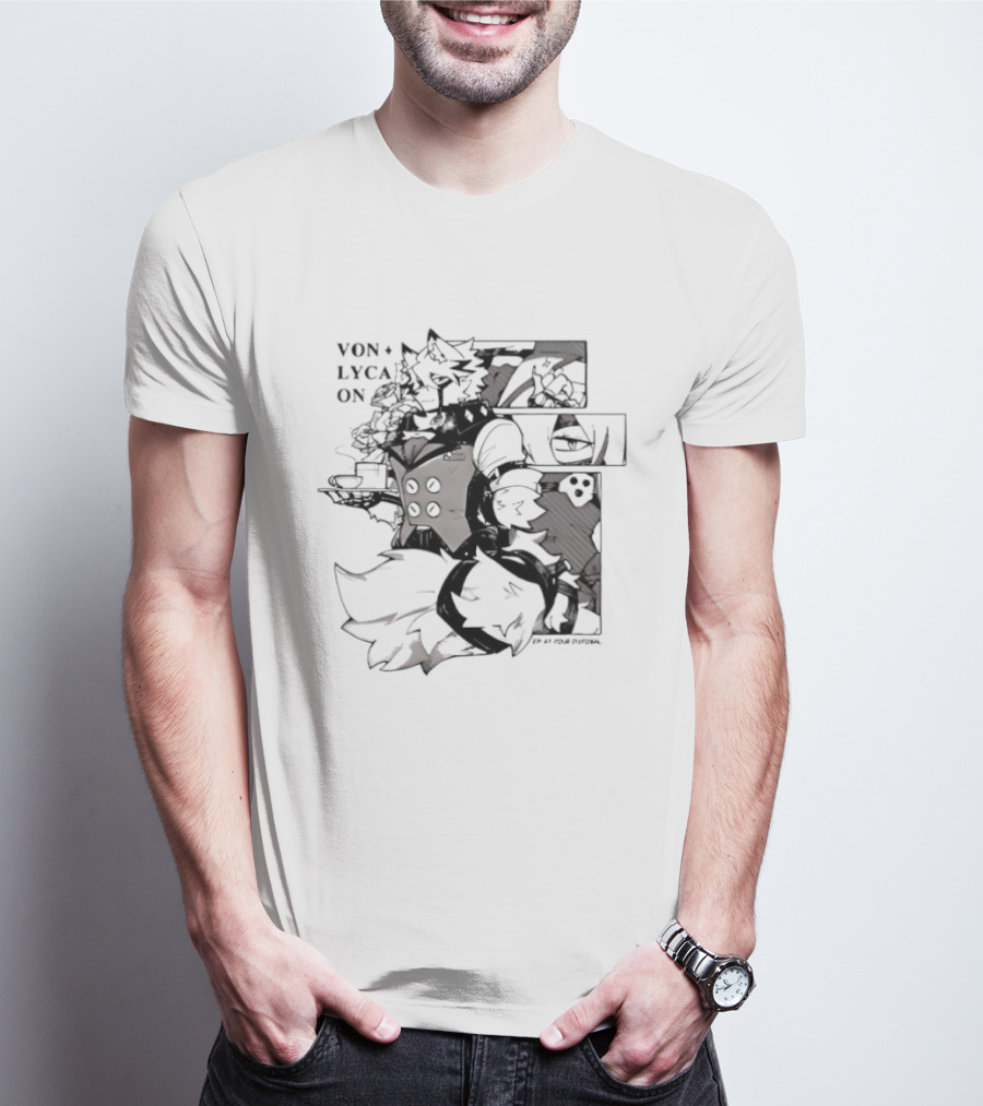 Von Lycaon Comic Collage T-Shirt