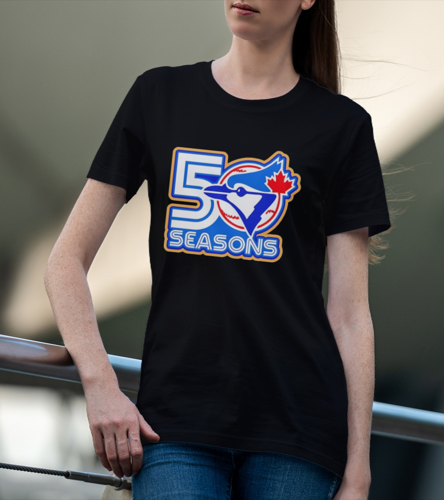 Blue Jays 50 Seasons Anniversary Celebration T-Shirt