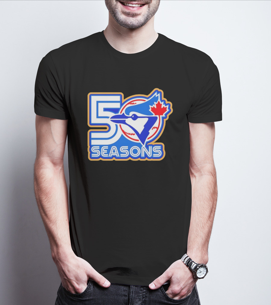 Blue Jays 50 Seasons Anniversary Celebration T-Shirt