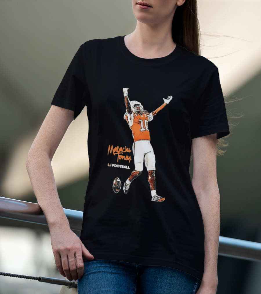 Malachi Toney Football 10 Celebration T-Shirt