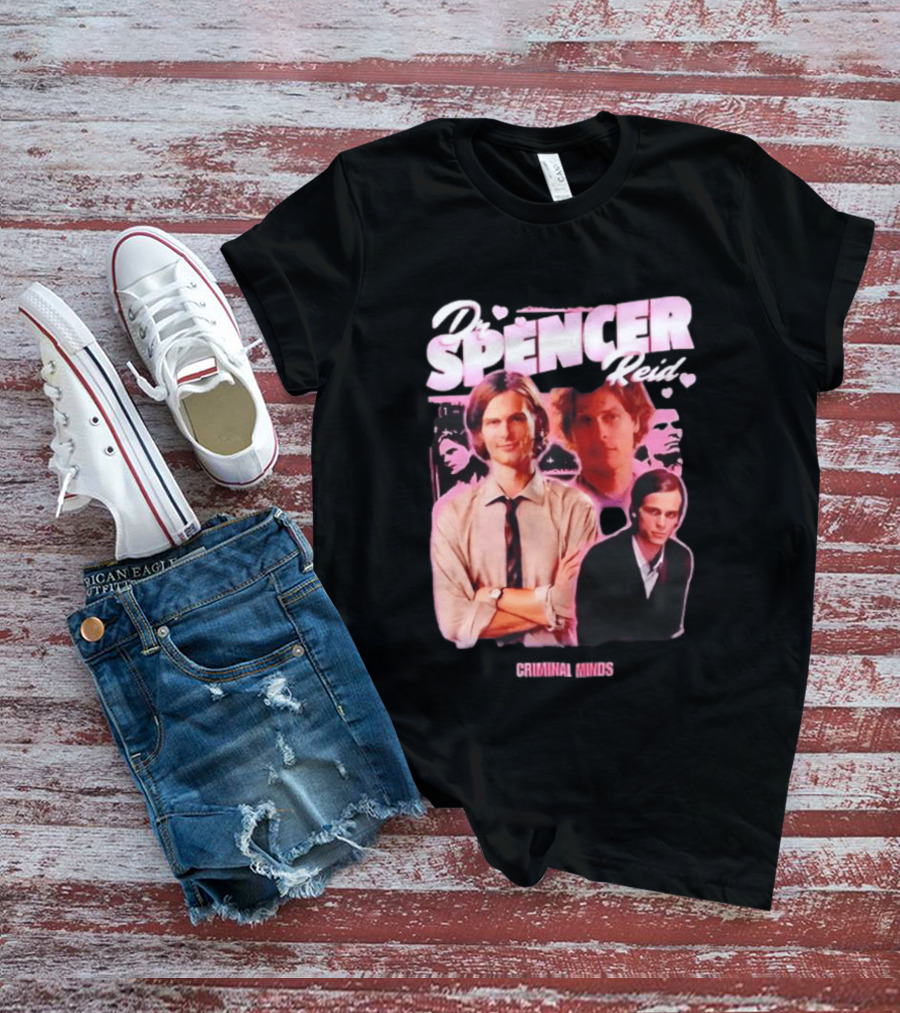 Dr Spencer Reid Criminal Minds Heart T-Shirt